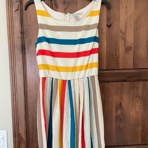 Primary color stripped American Rag Dress